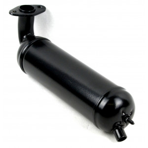 Pot d'&eacute;chappement Peugeot 103 Noir SP MVL &agrave; bride Mod&egrave;le Long