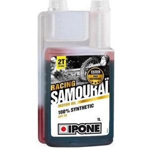 Huile Moteur Ipone 2T Samourai Racing 100% Synthese - Bidon 1 litre