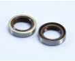 Joint Spi Vilebrequin Viton MBK 51 Pour Carter Polini 15x22x5 Cage M&eacute;tal - Paire
