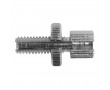 Vis Tendeur de Cable / Gaine M6x100 Fendue Alu - Lg 18mm Tete 7x9 levier de Frein/Embrayage Domino (Gaine 8mm)