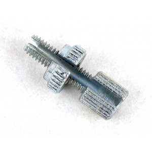 Vis Tendeur de Cable M6x100 Fendue Poign&eacute;e de Frein / Gaz Domino avec Molete