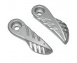 Repose Pied Scooter MBK Booster Bw's 2004-> Alu Argent (Paire)