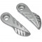 Repose Pied Scooter MBK Booster Bw's 2004-> Alu Argent (Paire)