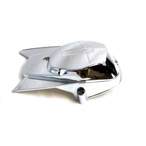 Capot Cache Variateur Peugeot 103 SP MVL Chrono CRX - Alu Chrome 4 trous