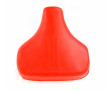 Selle Peugeot 103 Rouge type origine &agrave; ressort Compl&egrave;te avec Tige (Simili Cuir)