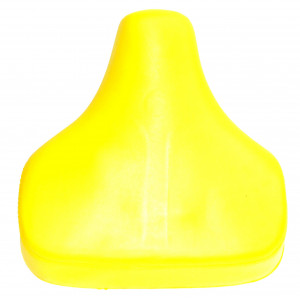 Selle MBK 51 41 Jaune Mobylette Motob&eacute;cane Magnum type origine &agrave; ressort Compl&egrave;te (Simili Cuir)