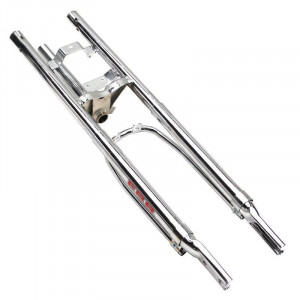 Fourche EBR Peugeot 103 MV MVL Vogue 16p Chrom&eacute; &Oslash;25mm Renforc&eacute;e (Livr&eacute; sans T&eacute; sup)