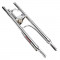 Fourche EBR Peugeot 103 MV MVL Vogue 16p Chromé Ø25mm Renforcée (Livré sans Té sup)