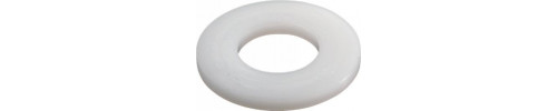 Rondelle plastique plate