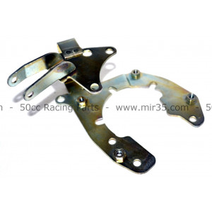 Gousset Inf&eacute;rieur Moteur Cyclo MBK 51 FX50 K FX Complet avec Support Tendeur + Boite a Kick