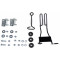 Kit Fixation de Radiateur MBK 51 Magnum / MR1 / 51CF / Magnum Racing Phase 1