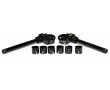 Guidon Bracelet Comp&eacute;tition Moto / Cyclo Alu Taill&eacute; Masse JDR Universel &Oslash; 28mm a 33mm