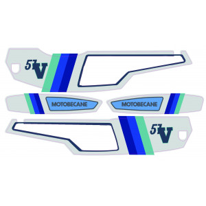 Kit D&eacute;co MBK 51V 1988 Bleu Ming