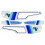 Kit D&eacute;co MBK 51V 1988 Bleu Ming
