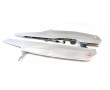 Carter Chaine MBK 51 Chrome M&eacute;tal - Motob&eacute;cane 41 Club Super Swing 51V (La Paire) - Capotage moteur Lat&eacute;ral