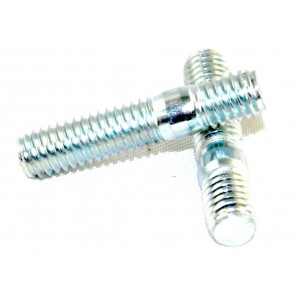 Goujon de fixation M6x30 (lg 8/18) Malossi Acier pour Pot d'&eacute;chappement, Pipe admission (Paire)