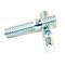 Goujon de fixation M6x30 (lg 8/18) Acier universel pour Pot d'échappement, Pipe admission (Paire)