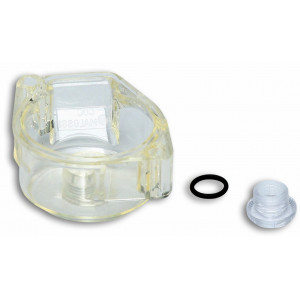 Cuve Carburateur Dellorto SHA Cyclo Transparente avec Bouchon d&eacute;montable Compl&egrave;te Malossi