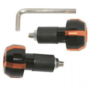 Embout de Guidon Replay Roller Noir-OR - Paire