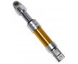 Amortisseur Scooter Replay Oleopneumatique OR-Argent &Oslash; Superieur 10+12mm &Oslash; Inferieur M8 - Entraxe 300mm