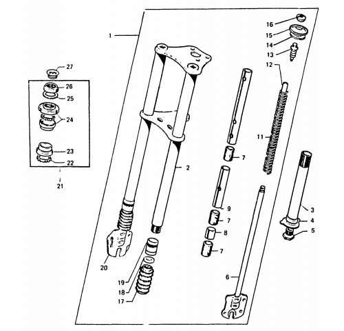 FOURCHE TELESCOPIQUE