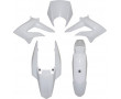 Carrosserie M&eacute;caboite Derbi Senda DRD 2011➔ Blanc Brillant (KIT 5 pieces)