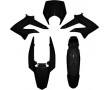 Carrosserie M&eacute;caboite Derbi Senda DRD 2011➔ Noir Brillant (KIT 5 pieces)