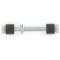 Axe Moteur Complet Solex VeloSolex &Oslash; 8mm + Silentbloc + Rondelles + Ecrous (Suspension)