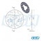 Disque Frein Arrière NG Derbi Senda R-SM / XP6 2002-> / MRT / SMT / RCR / RX / SX (d.180)