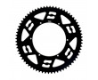 Couronne Doppler alu 68 Dents Cyclo Comp&eacute;tition G1-G2 MBK / Peugeot (France Equipement 415)