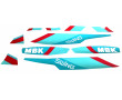 Kit D&eacute;co MBK 51 Swing 1990 Water Green Turquoise