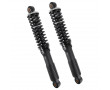 Amortisseur Ressort Entraxe 320mm R&eacute;glable Noir Type Paioli - Mobylette Peugeot 103 MBK 51 Motob&eacute;cane - Paire