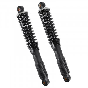 Amortisseur Ressort Entraxe 320mm R&eacute;glable Noir Type Paioli - Mobylette Peugeot 103 MBK 51 Motob&eacute;cane - Paire