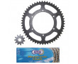 Kit Chaine Afam Derbi 108 GPR Nude 12x53 Chaine 420 &Oslash; 108mm (Origine 2004-> 2005)