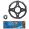 Kit Chaine Afam MBK XPower Yamaha TZR 50 1998-> 1999 420 12x47 &Oslash; 54mm