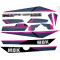 Kit D&eacute;co MBK 51 Passion 1989 Noir Gris Rose