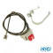 Bouton Avertisseur Klaxon Universel avec Collier (Contacteur Mise a la Masse)