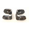 Support Repose Pieds MBK 51 Magnum Racing MR1 / XR &agrave; Souder sur Bras Oscillant (Paire)
