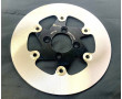 Disque Frein Flottant &Oslash; 220mm pour MBK 51 Magnum XR Grimeca Avant - Noir (roue 3 H&eacute;lices)