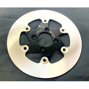 Disque Frein Flottant &Oslash; 220mm pour MBK 51 Magnum XR Grimeca Avant - Noir (roue 3 H&eacute;lices)