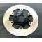 Disque Frein Flottant &Oslash; 220mm pour MBK 51 Magnum XR Grimeca Avant - Noir (roue 3 H&eacute;lices)