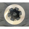 Disque Frein Flottant Ø 220mm pour MBK 51 Magnum XR Grimeca Avant - Noir (roue 3 Hélices)