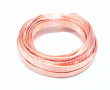 Tresse de Masse Cuivre Nue Allumage &eacute;lectronique largeur 8mm - au m&egrave;tre