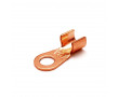 Cosse de Masse Cuivre Ronde &Oslash; 5mm 10A pour tresse / Cable section 1.5 &agrave; 4mm