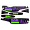 Kit Déco MBK 51 Mag Max 1 90-93 Violet pour Noir Pailleté