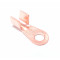 Cosse de Masse Cuivre Ronde Ø 6mm 50A pour tresse / Câble section 4 à 10mm