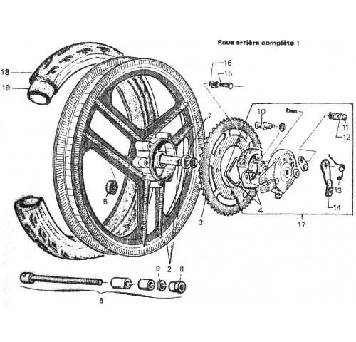 ROUE ARRIERE
