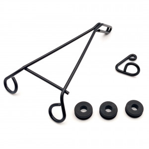 Kit Support Radiateur MBK 51 Magnum Racing MR1 XR Passion Mag Max - &eacute;pingles + 3 Caoutchoucs