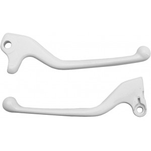 Jeu de Levier de Frein Scooter MBK Booster 2004➔ / Stunt Blanc - Paire