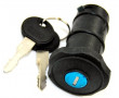 Bouchon de r&eacute;servoir Essence &agrave; cl&eacute; Peugeot 103 r&eacute;servoir 5L Vogue SP SPX RCX - &Oslash;28mm &agrave; pousser (antivol)
